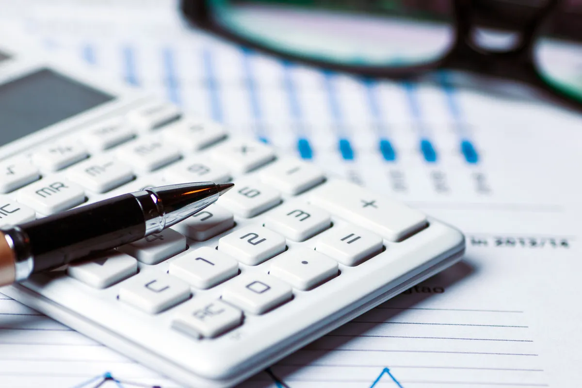 Calculatrice et documents financiers